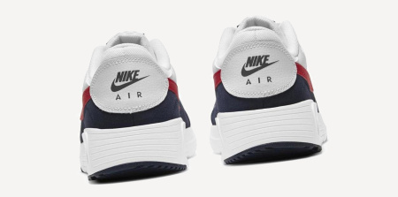 Кроссовки AIR MAX SC M (RU 41 EU 42 USm 8.5 СМ 25.8; white/obsidian/university red)